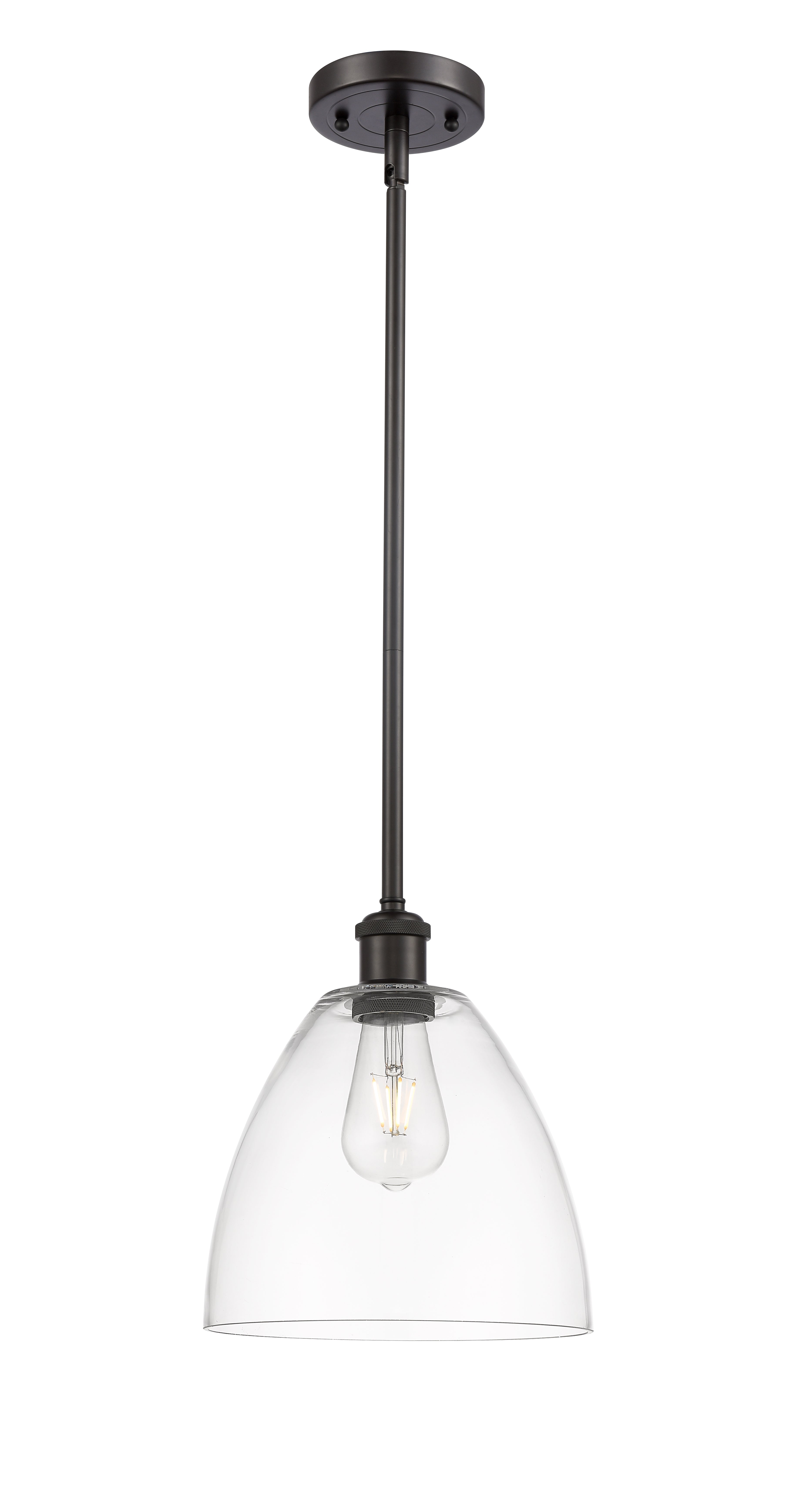 Ballston Mini Pendant Antique Brass Finish
