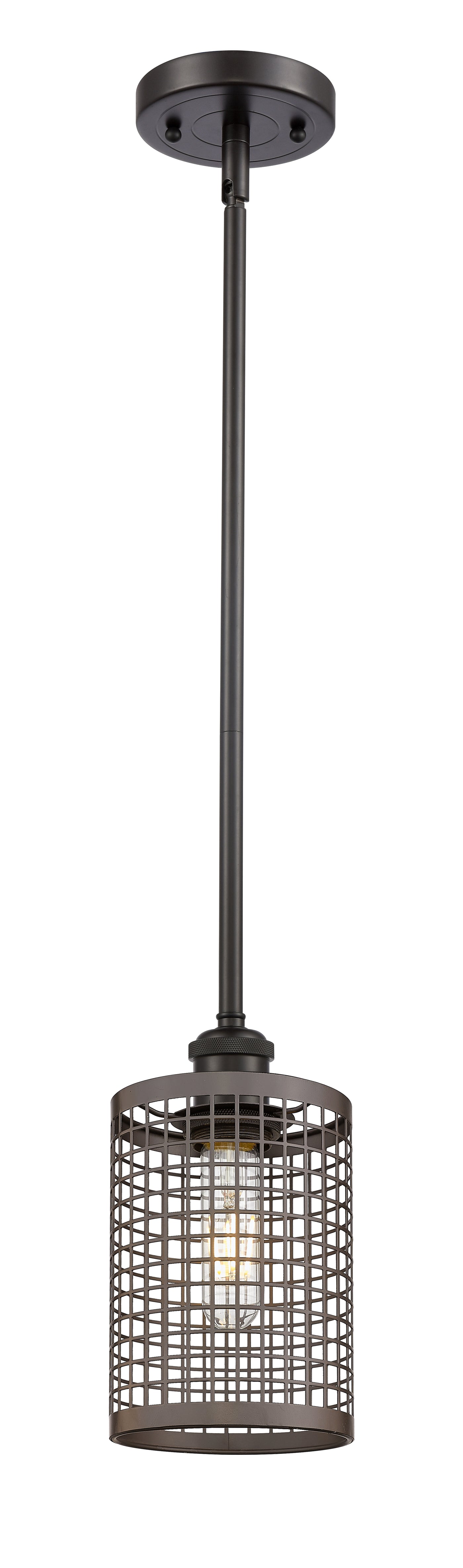 Ballston Mini Pendant Antique Brass Finish