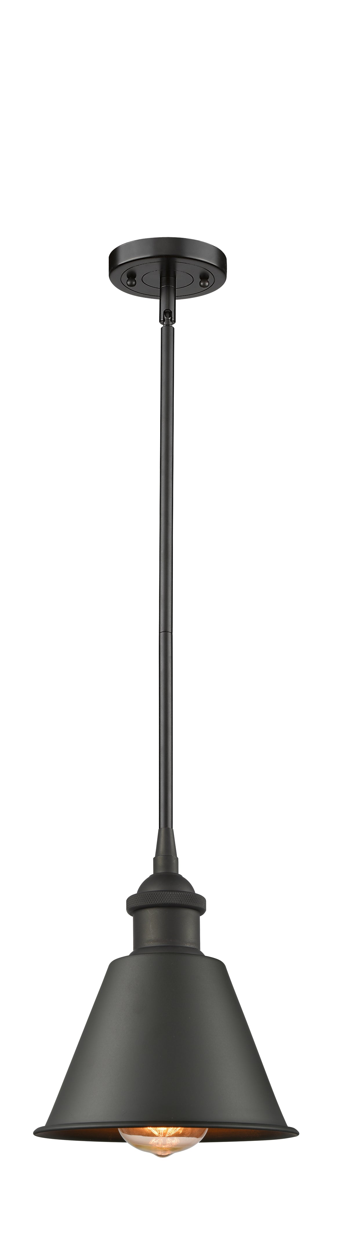 Ballston Mini Pendant Antique Brass Finish