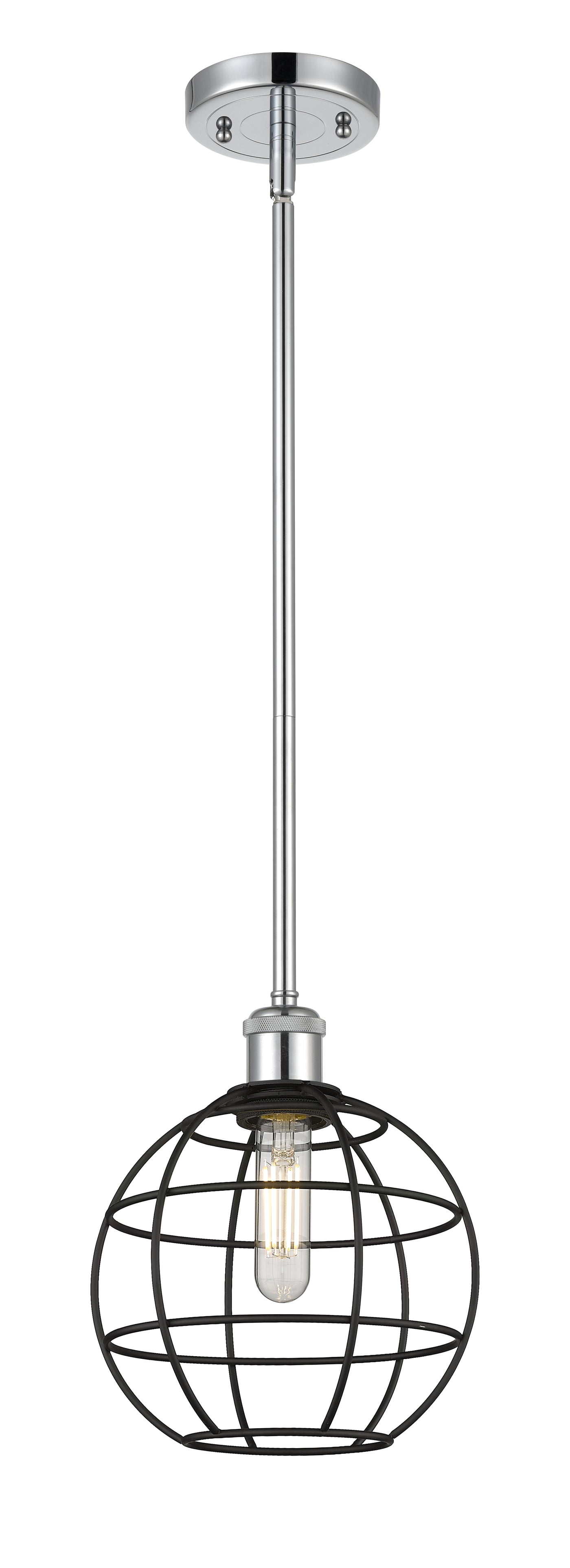 Ballston Mini Pendant Antique Brass 8 Inch