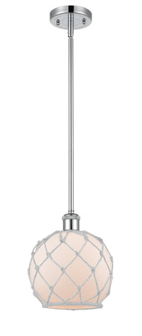 Ballston Mini Pendant Antique Brass 8 Inch