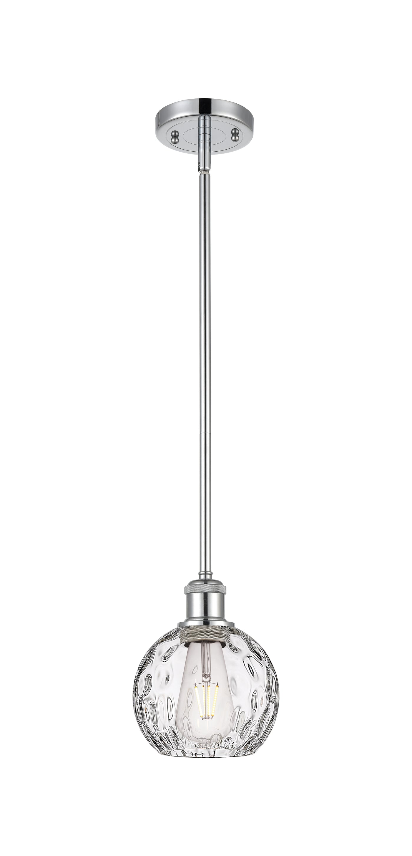 Ballston Mini Pendant Antique Brass Glass