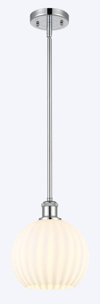 Ballston Mini Pendant Brass 8 Inch Dimmable