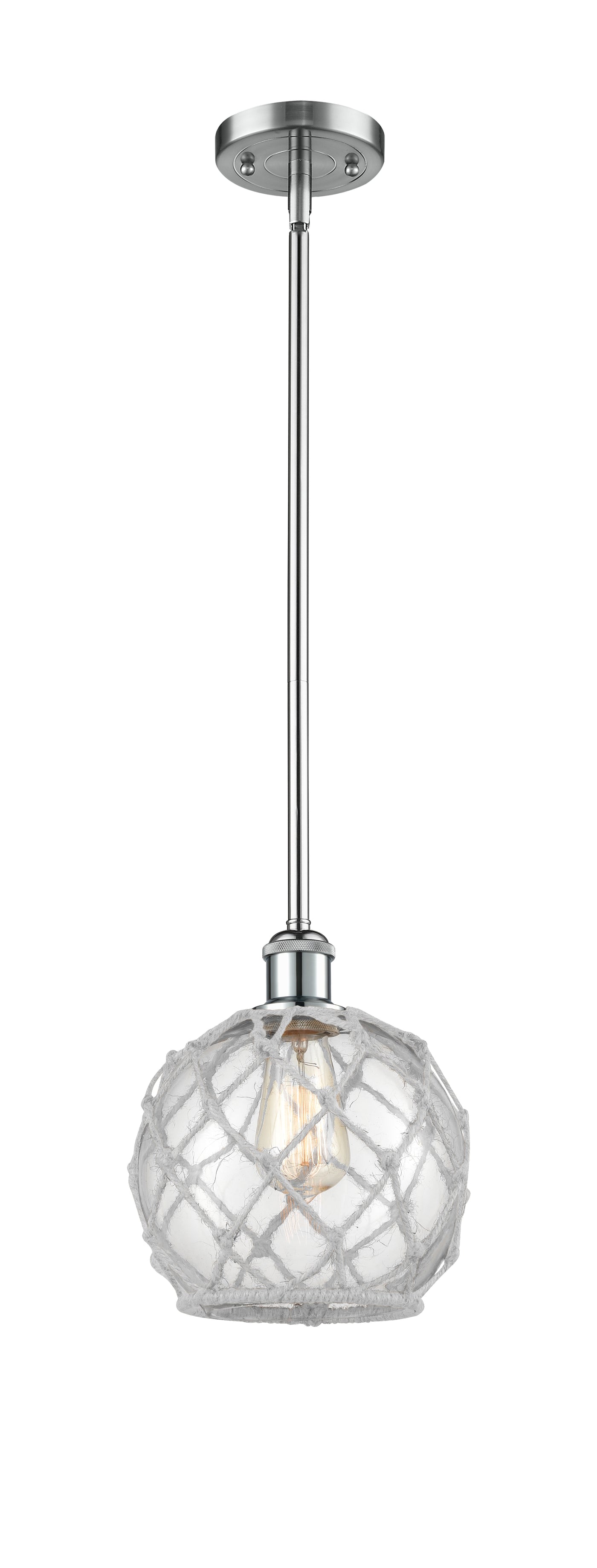 Ballston Mini Pendant Antique Brass 8 Inch