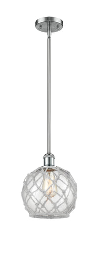 Ballston Mini Pendant Antique Brass 8 Inch