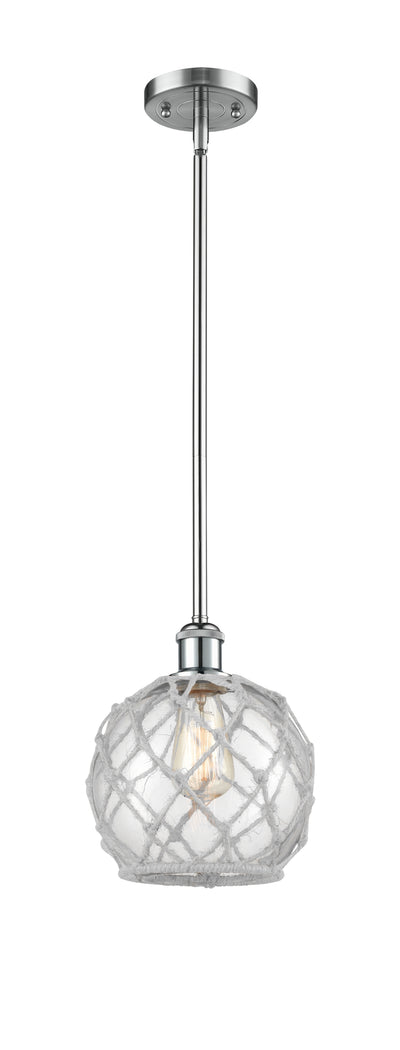 Ballston Mini Pendant Antique Brass 8 Inch