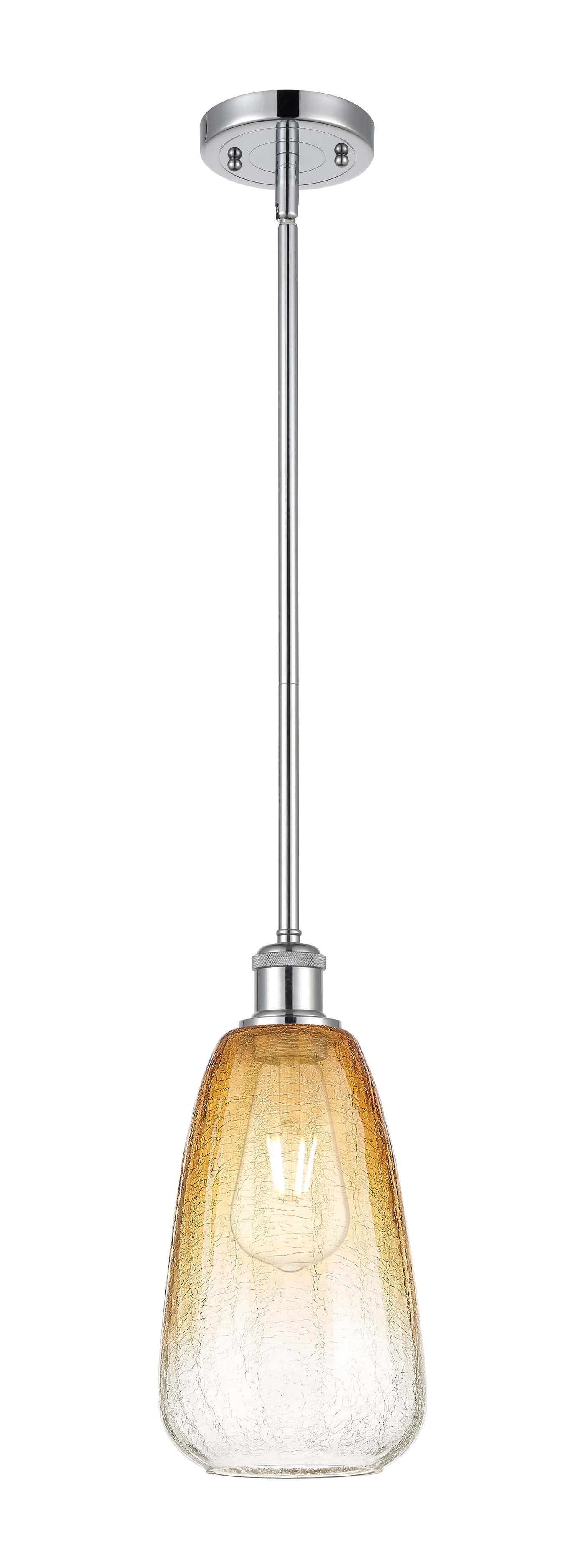 Ballston Mini Pendant Antique Brass Glass