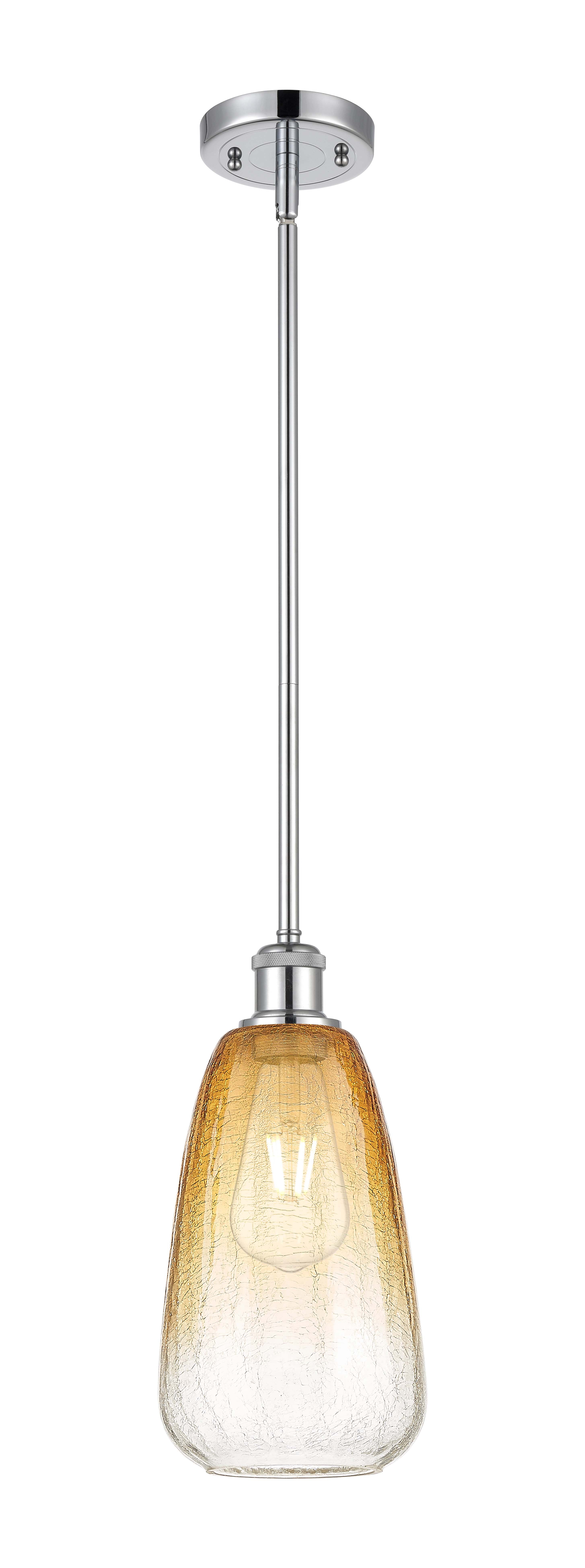 Ballston Mini Pendant Antique Brass Glass