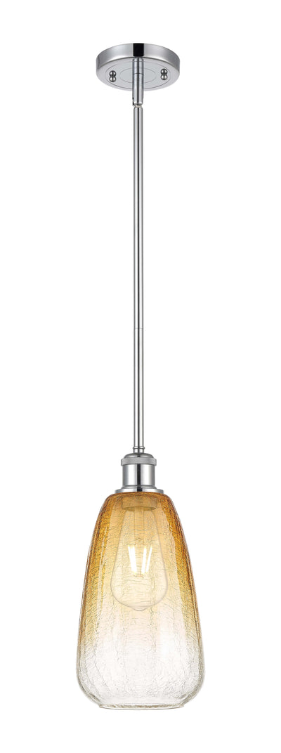 Ballston Mini Pendant Antique Brass Glass