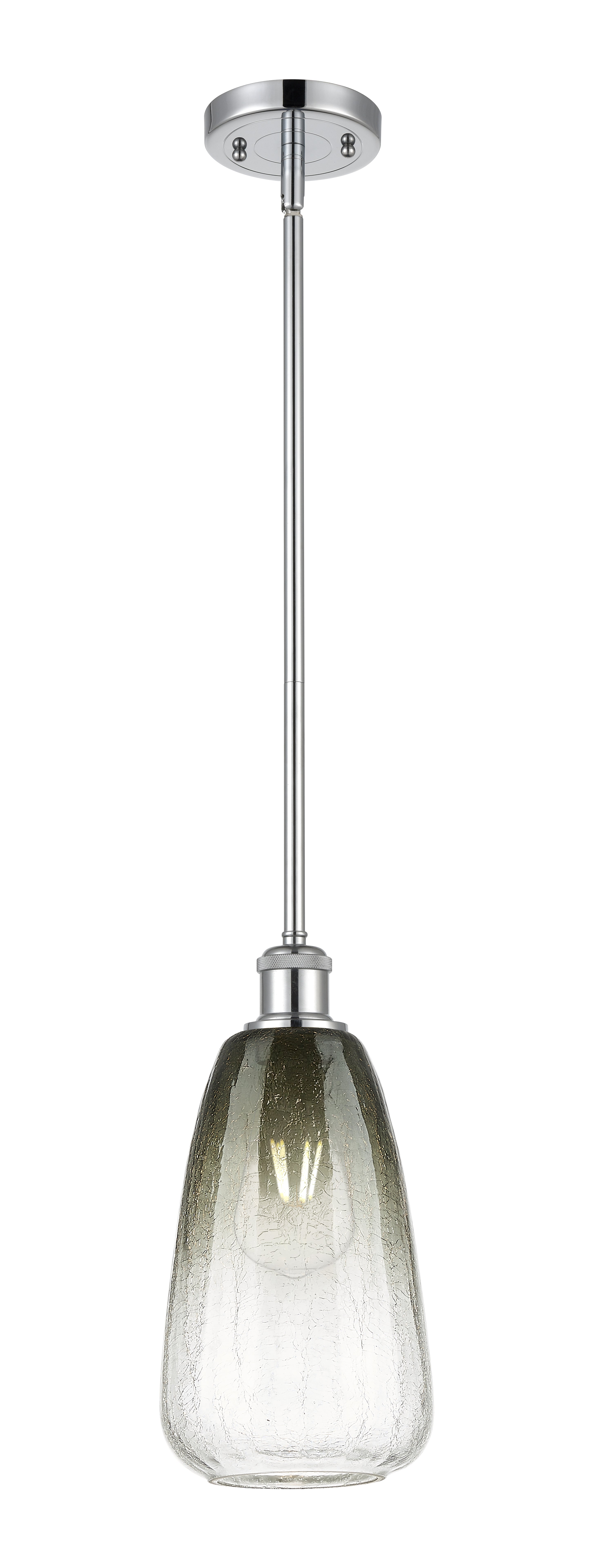 Ballston Mini Pendant Antique Brass Glass
