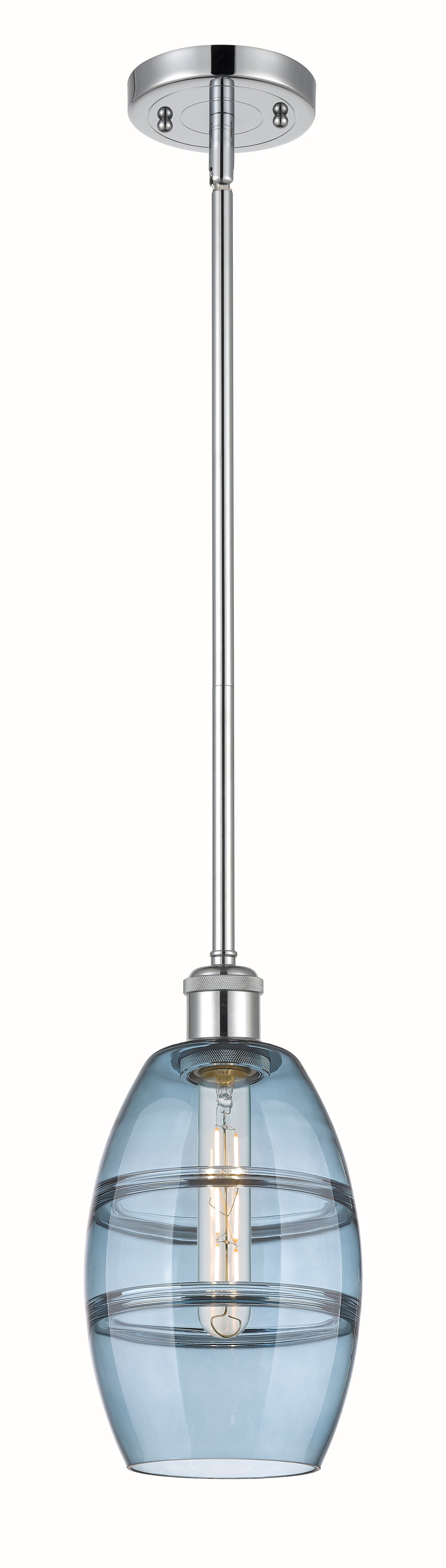 Ballston Mini Pendant Antique Brass Glass