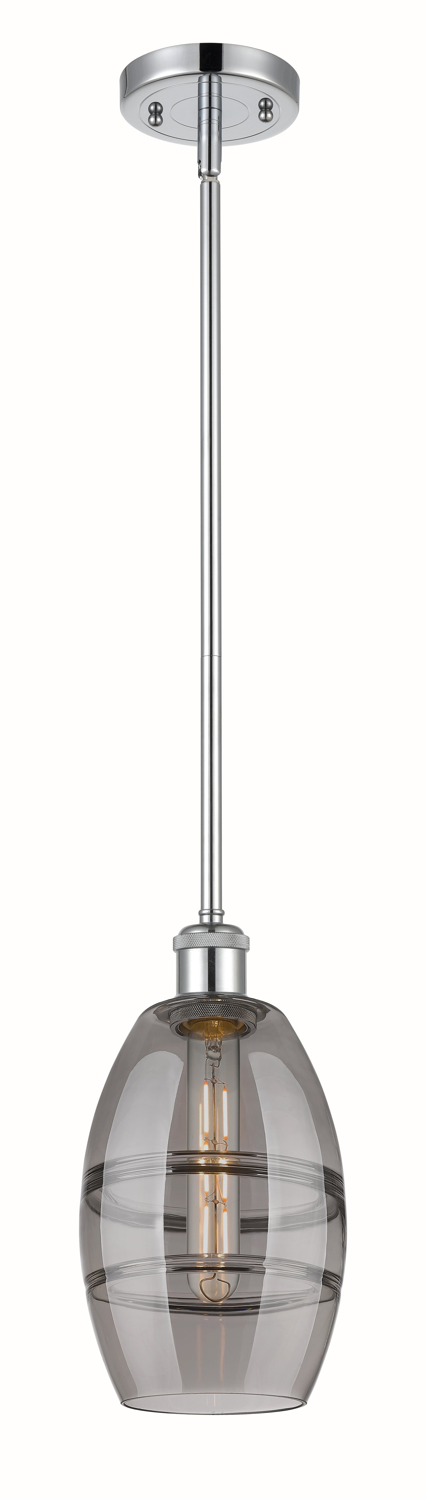 Ballston Mini Pendant Antique Brass Glass