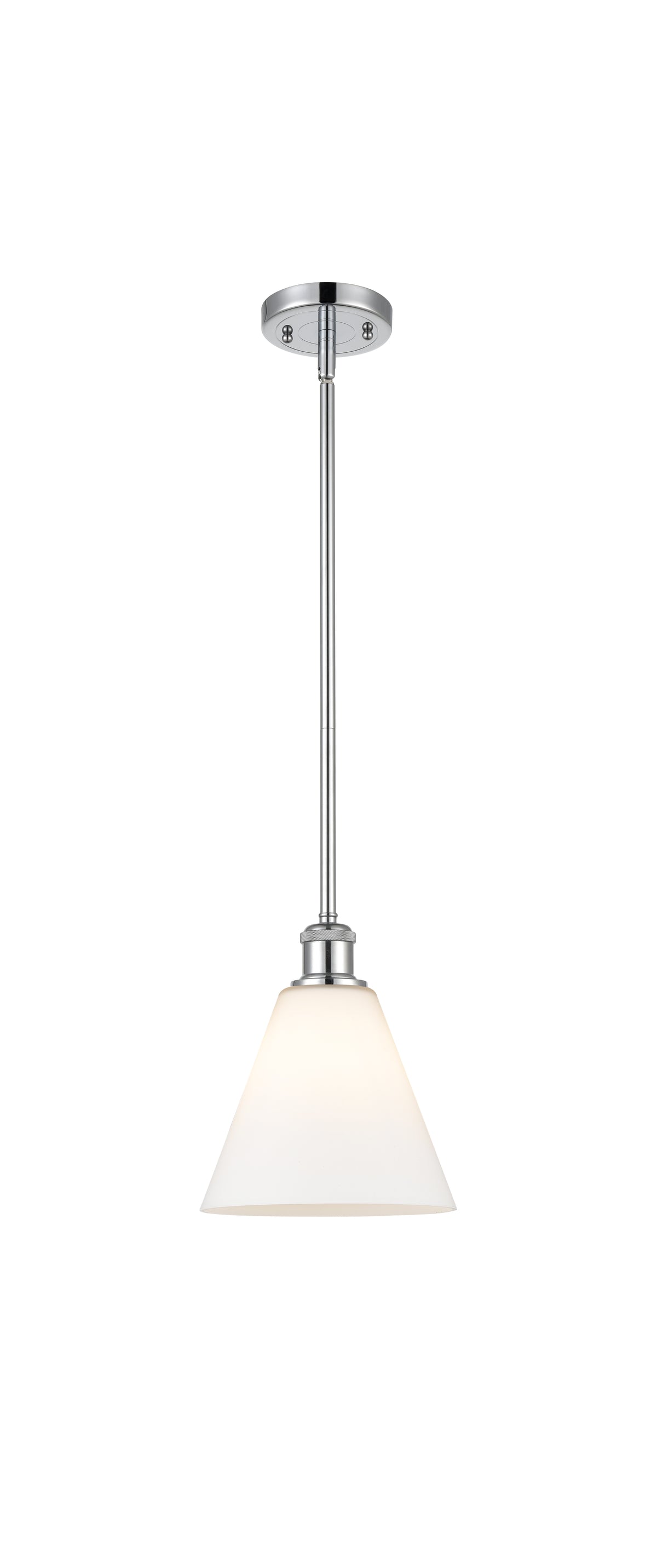 Ballston Mini Pendant Antique Brass 8 Inch