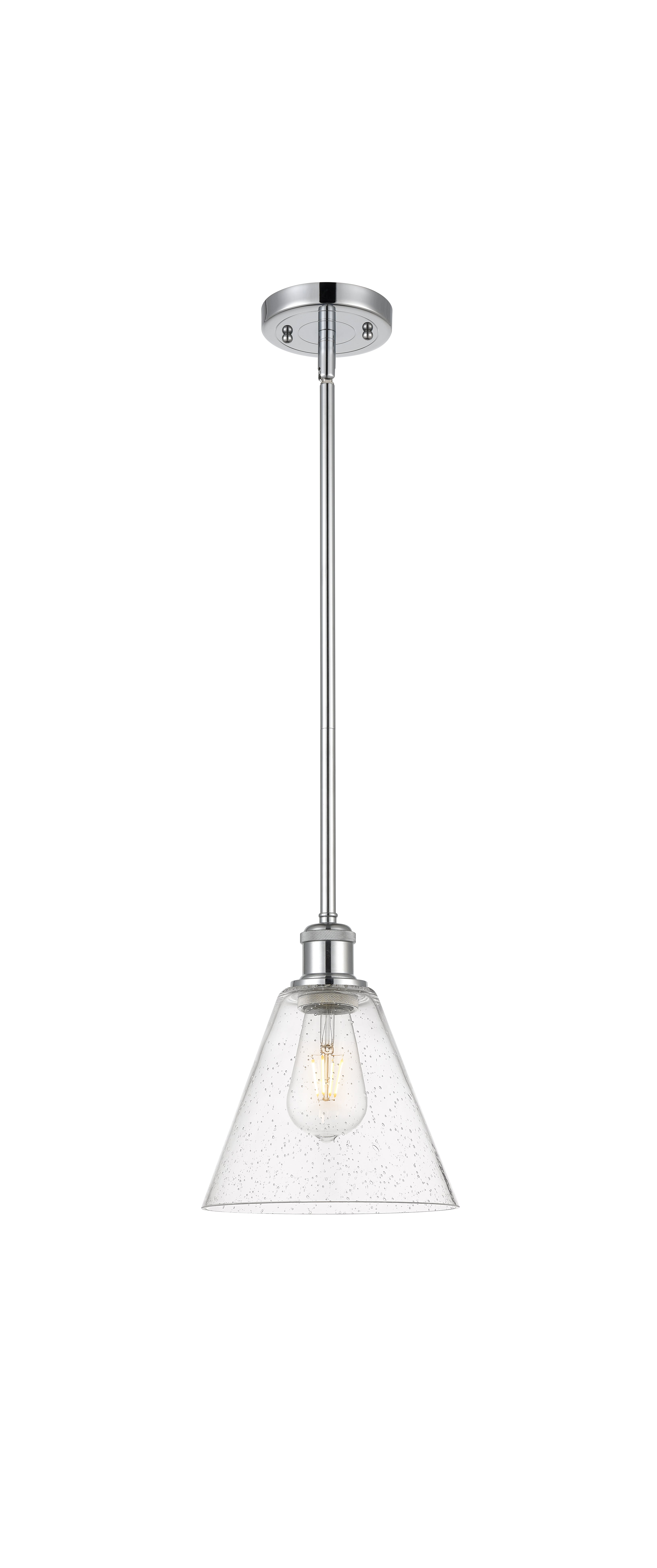 Ballston Mini Pendant Antique Brass 8 Inch