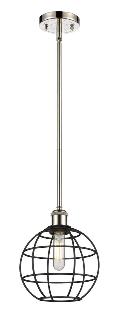 Ballston Mini Pendant Antique Brass 8 Inch