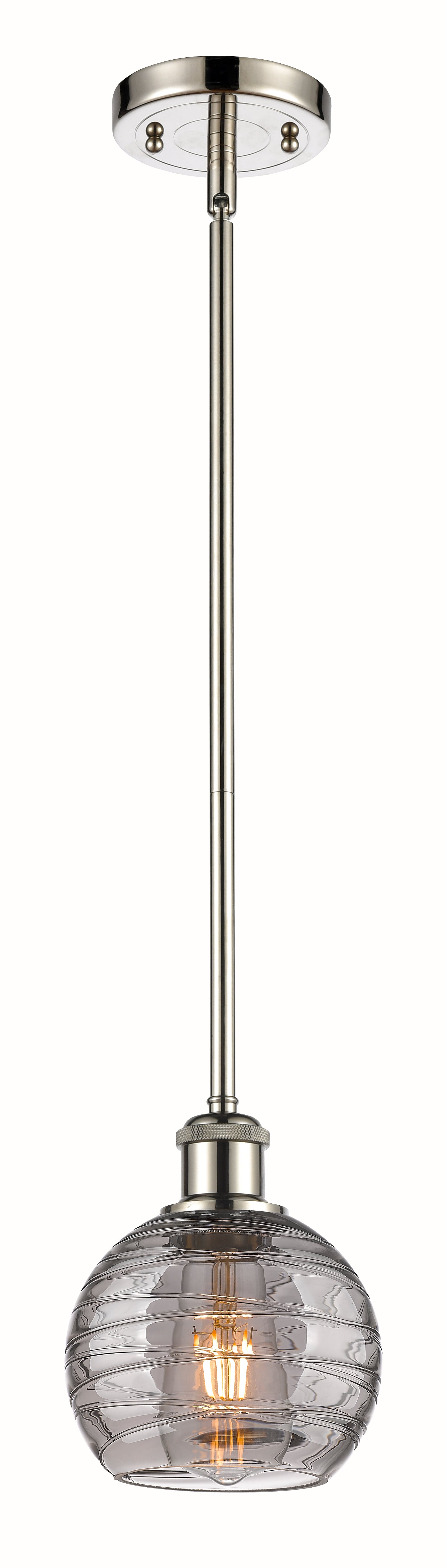 Ballston Mini Pendant Antique Brass Finish