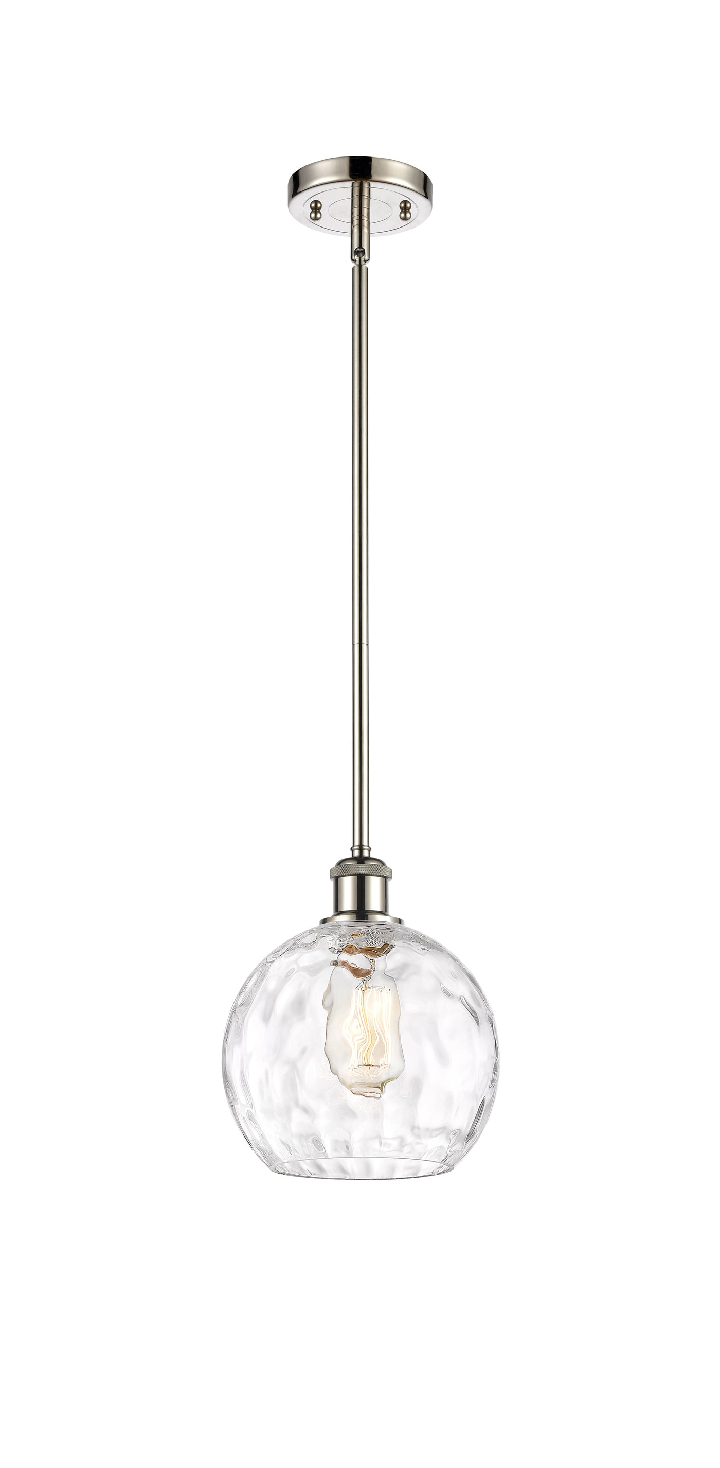 Ballston Mini Pendant Antique Brass 8 inch
