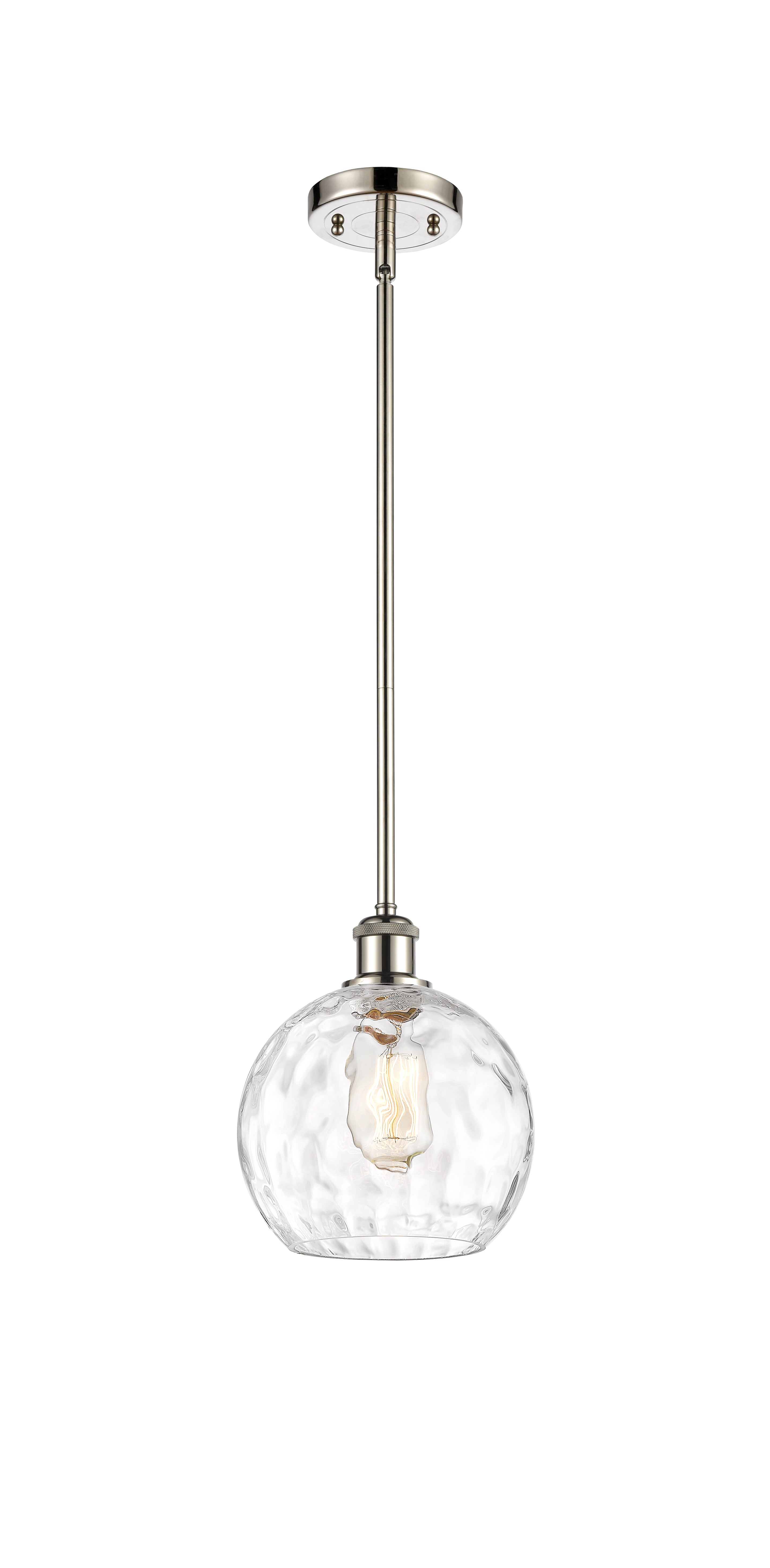 Ballston Mini Pendant Antique Brass 8 inch