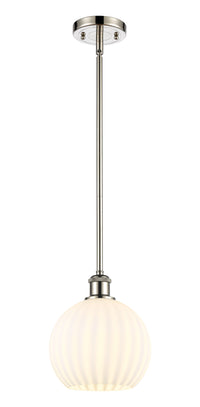 Ballston Mini Pendant Brass 8 Inch Dimmable