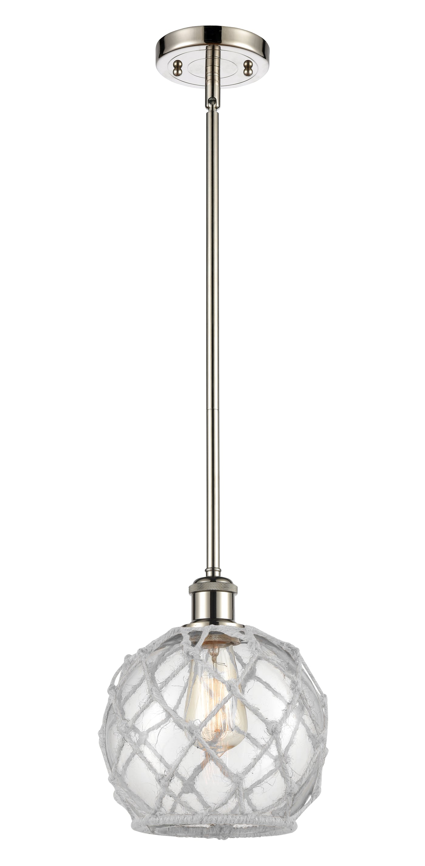 Ballston Mini Pendant Antique Brass 8 Inch