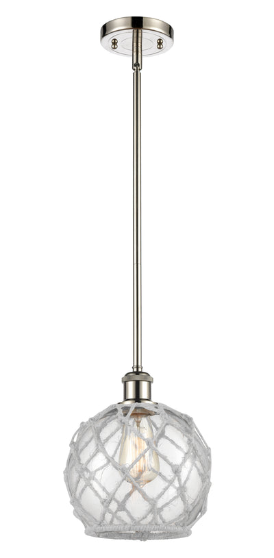 Ballston Mini Pendant Antique Brass 8 Inch