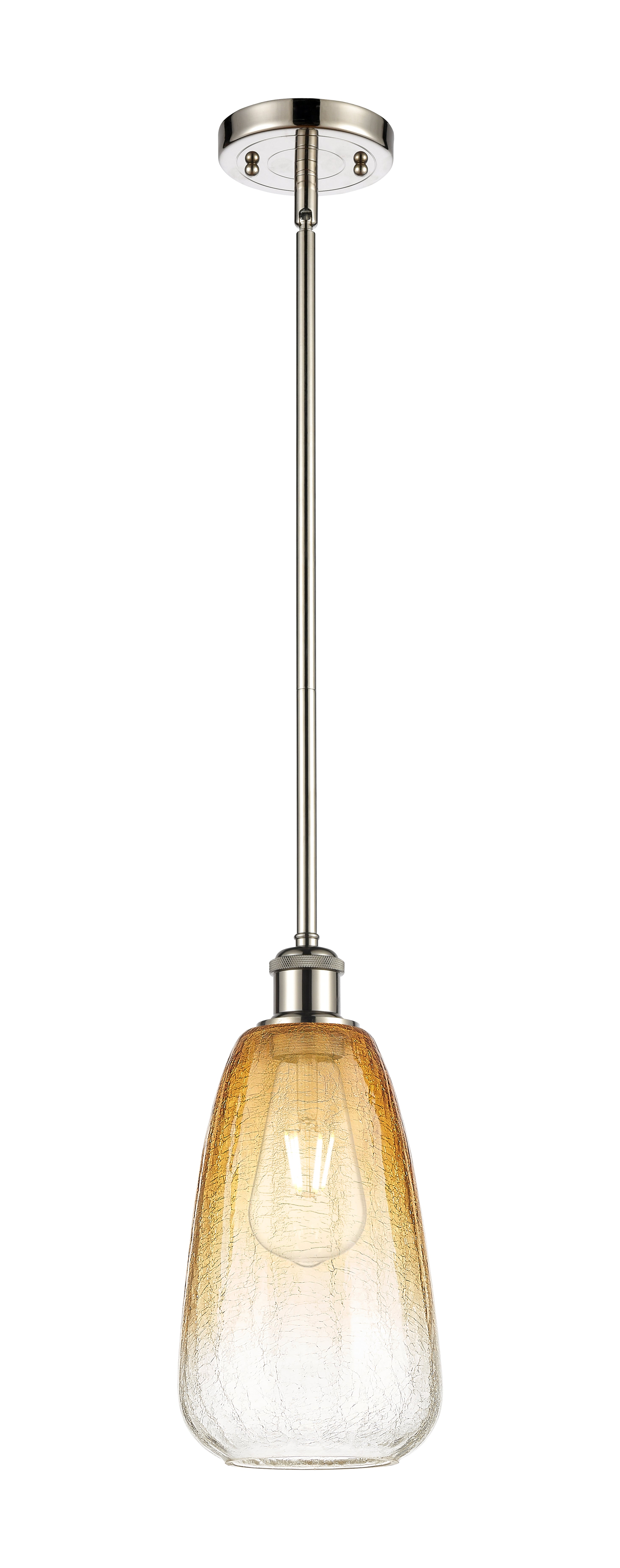 Ballston Mini Pendant Antique Brass Glass