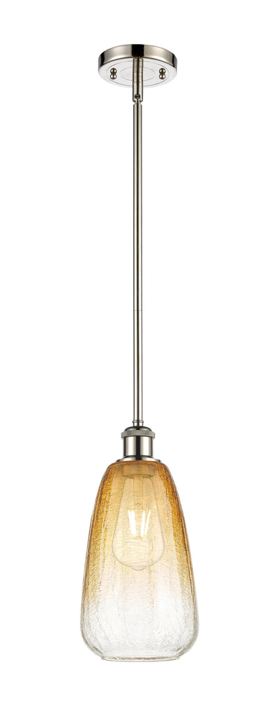 Ballston Mini Pendant Antique Brass Glass