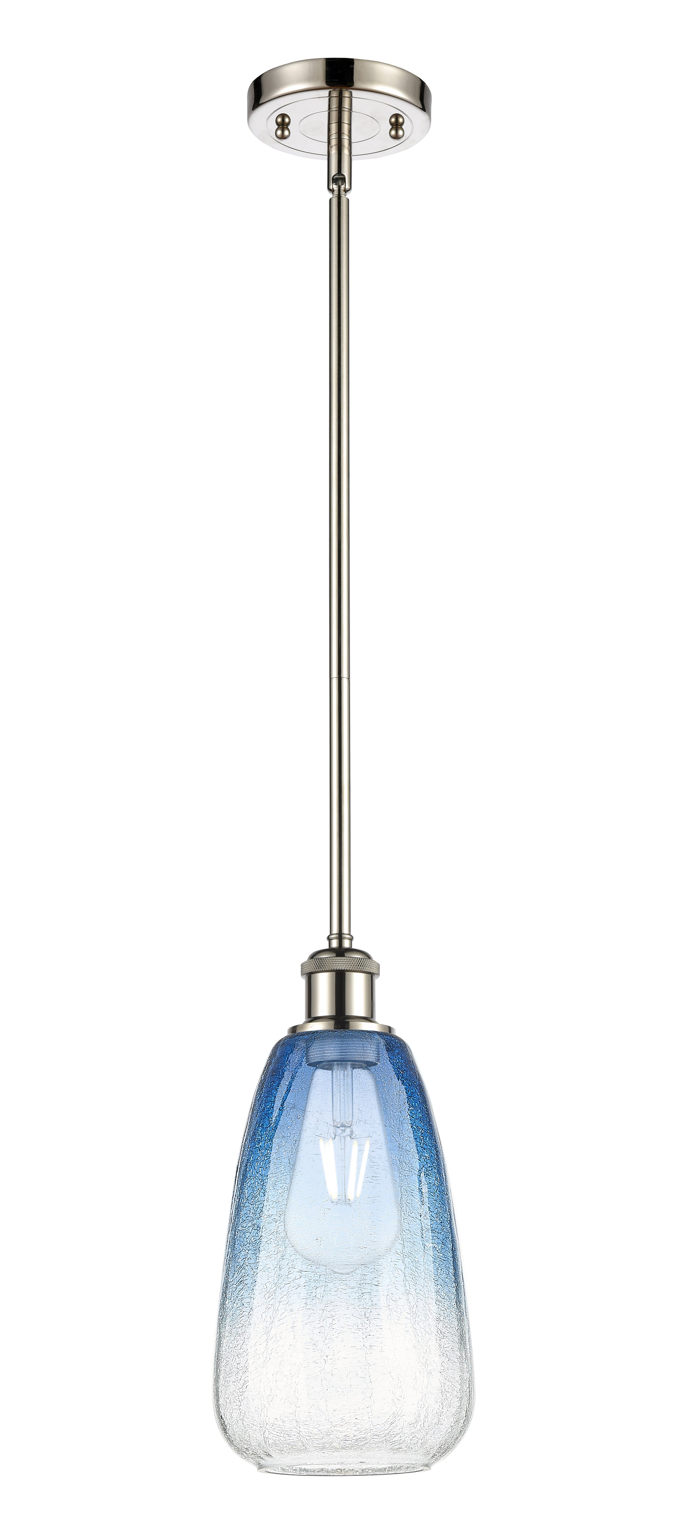 Ballston Mini Pendant Antique Brass Glass