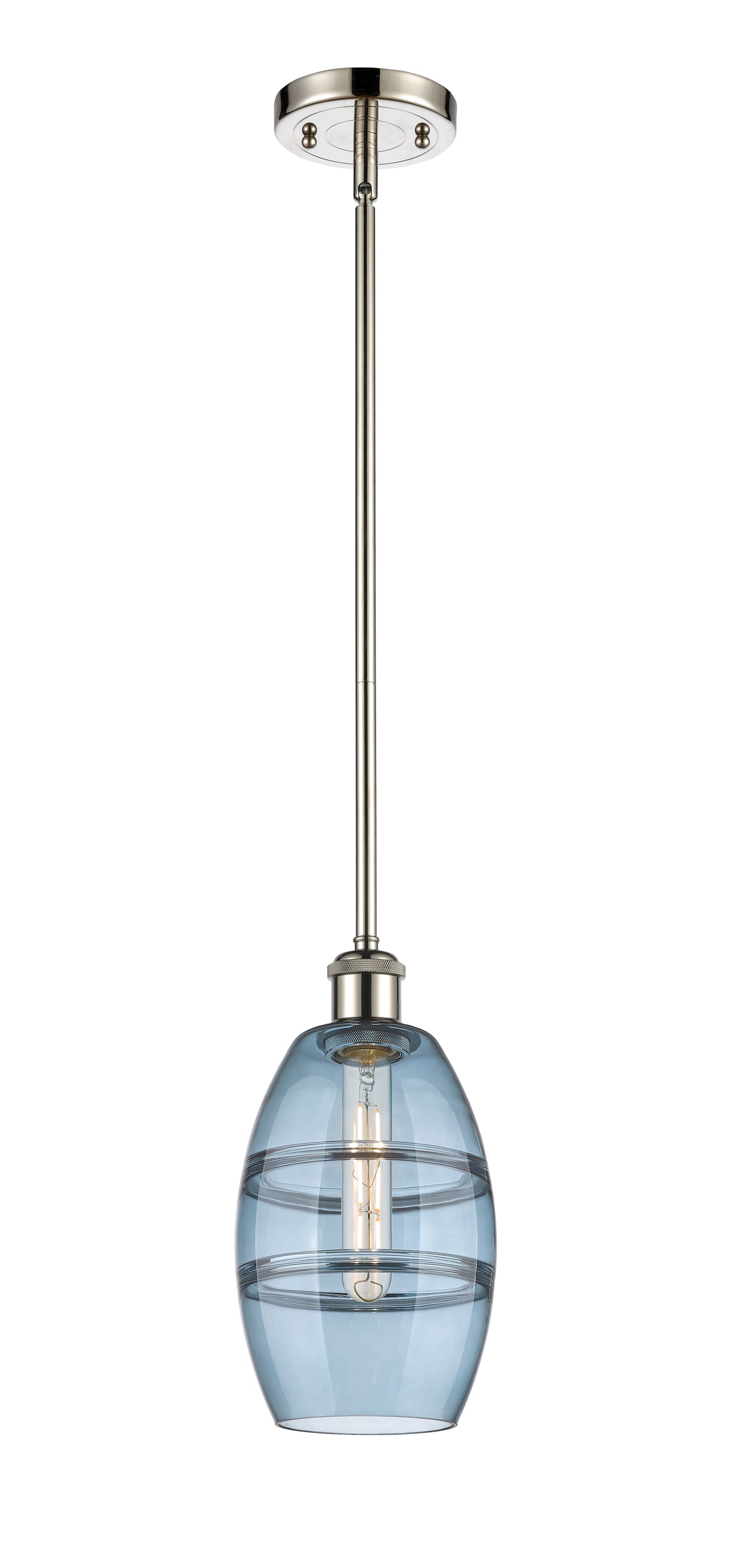Ballston Mini Pendant Antique Brass Glass