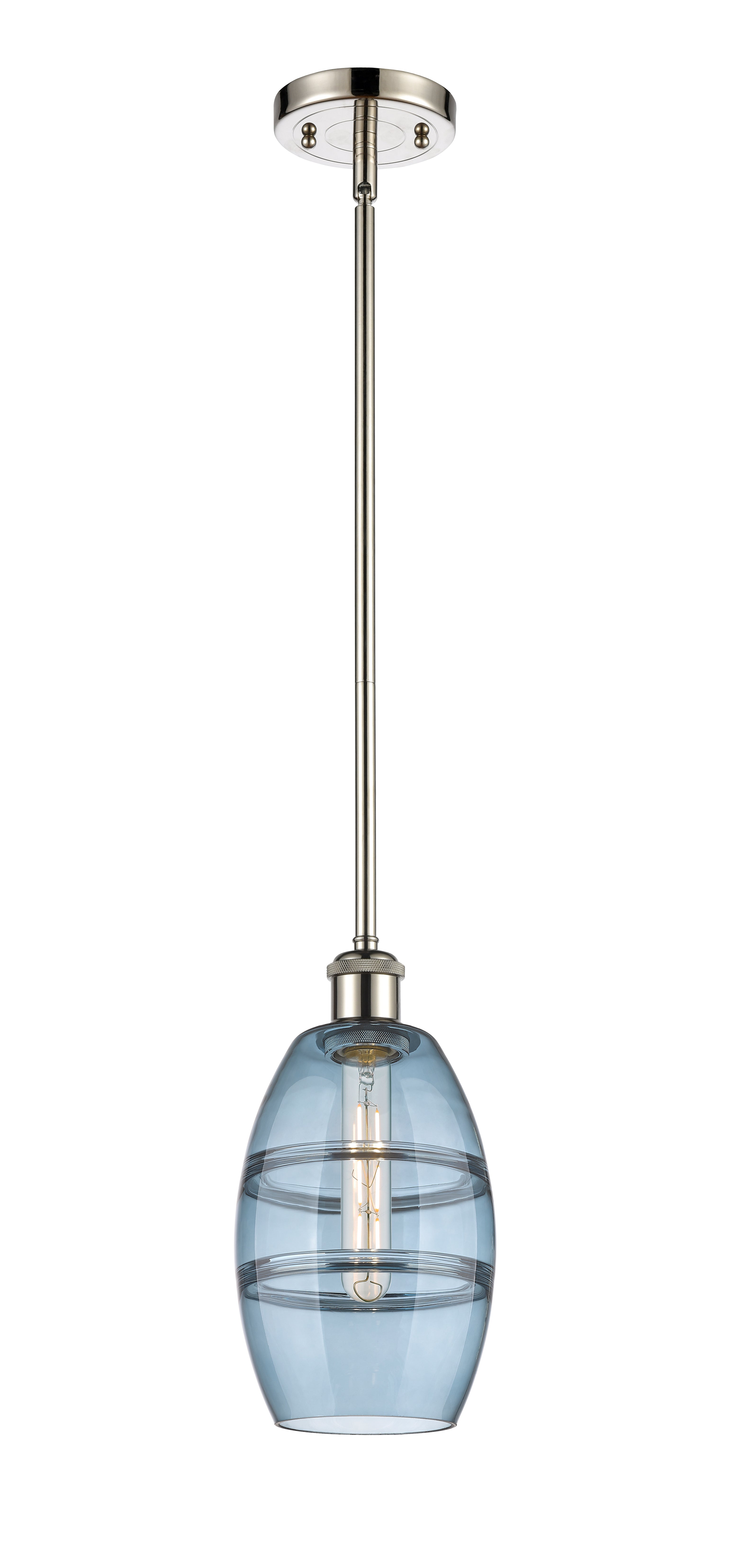 Ballston Mini Pendant Antique Brass Glass