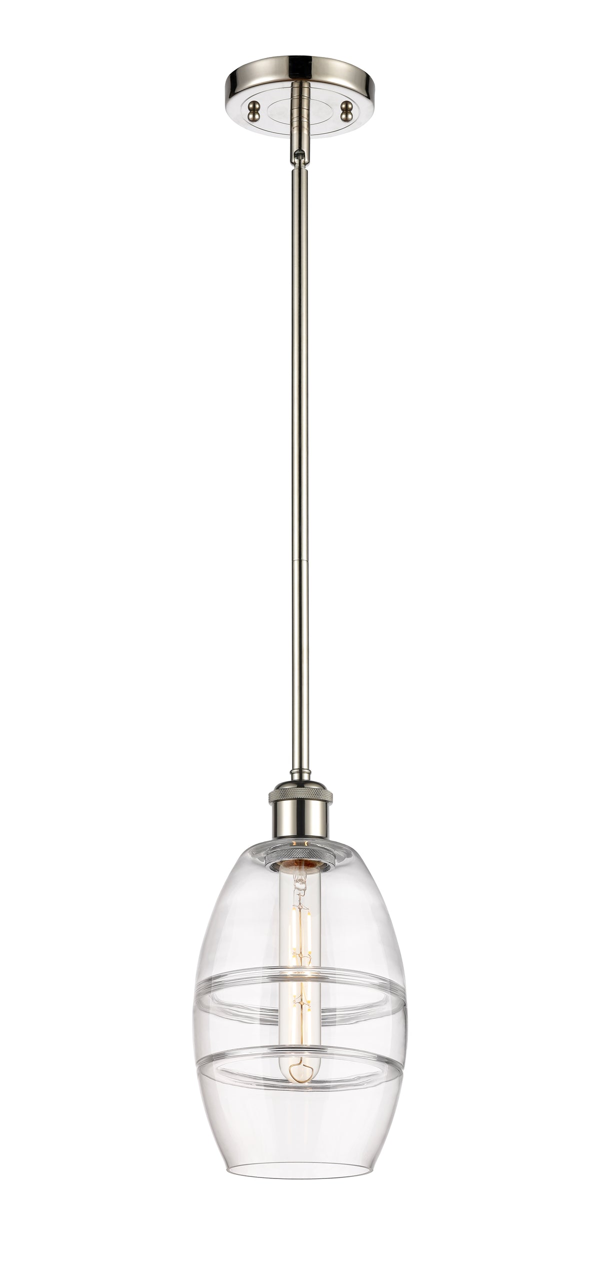 Ballston Mini Pendant Antique Brass Glass