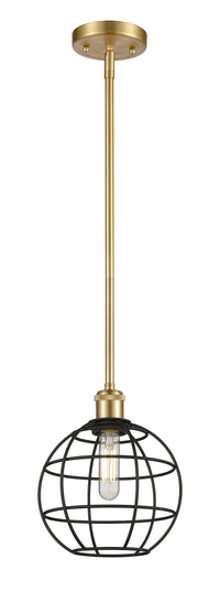 Ballston Mini Pendant Antique Brass 8 Inch