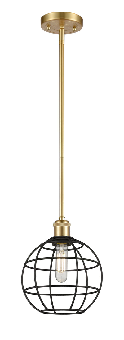 Ballston Mini Pendant Antique Brass 8 Inch