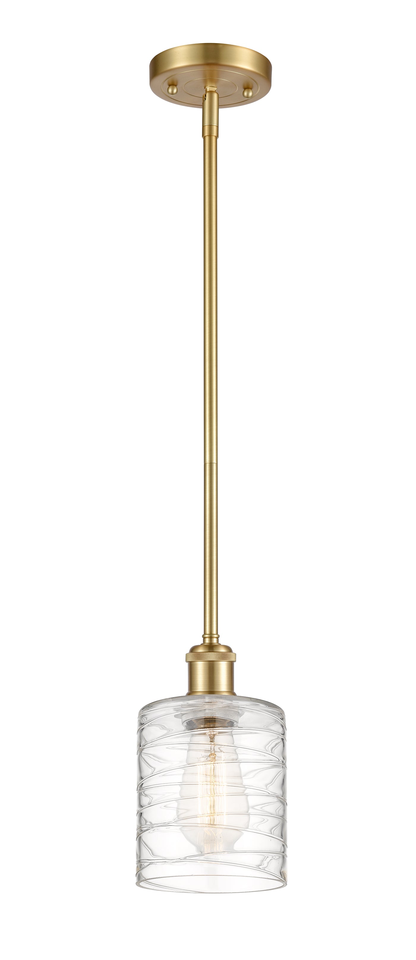Ballston Mini Pendant Antique Brass Finish