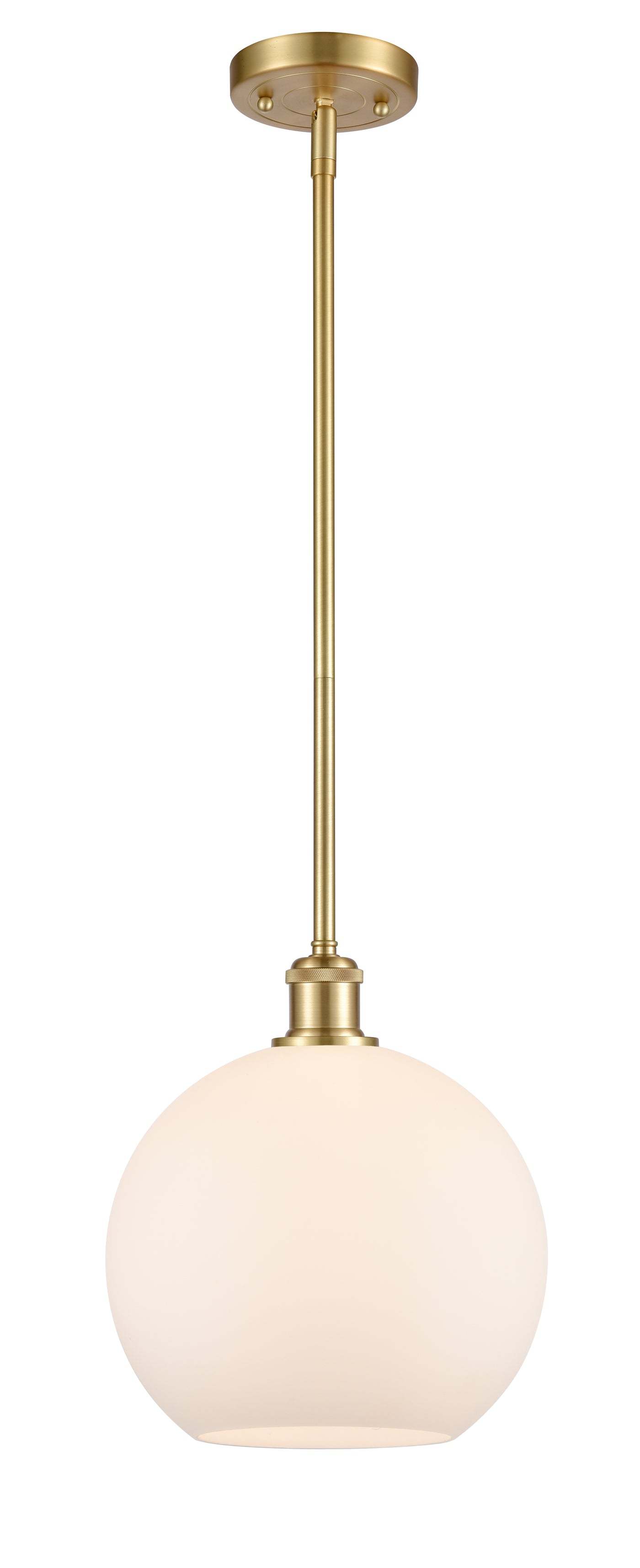 Ballston Mini Pendant Antique Brass 10 Inch