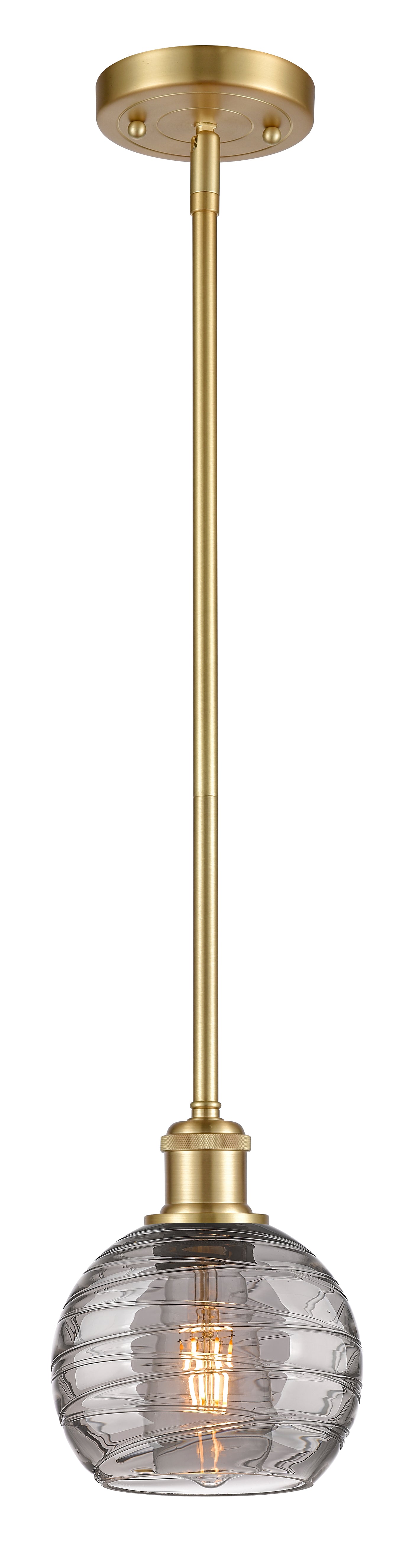 Ballston Mini Pendant Antique Brass Finish