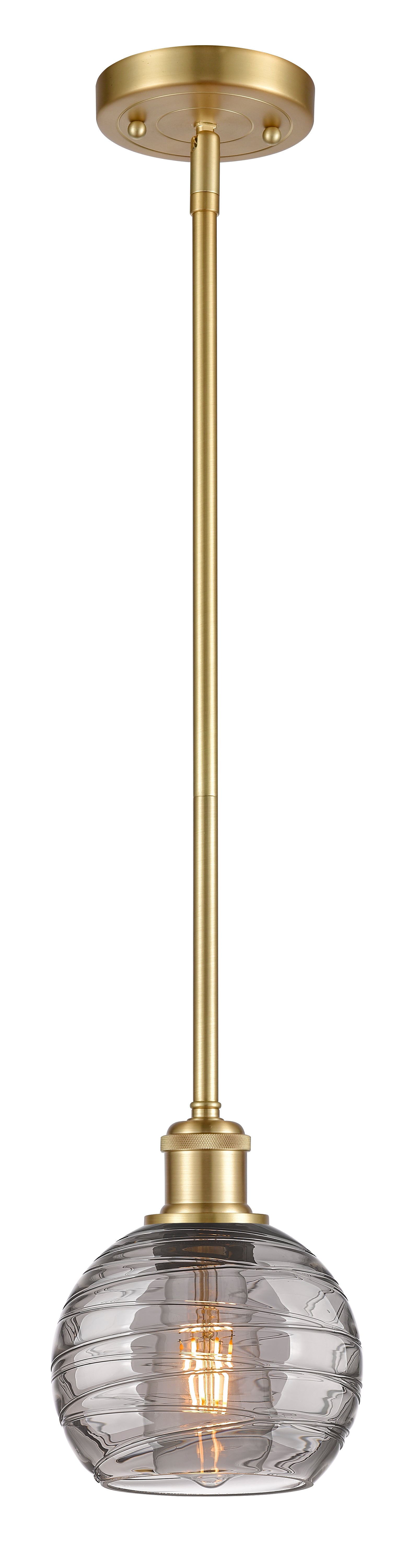 Ballston Mini Pendant Antique Brass Finish