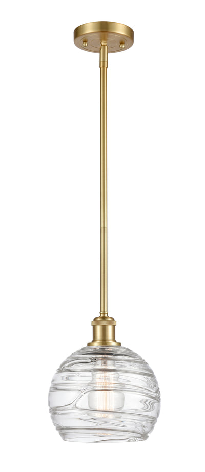 Ballston Mini Pendant Antique Brass 8 Inch