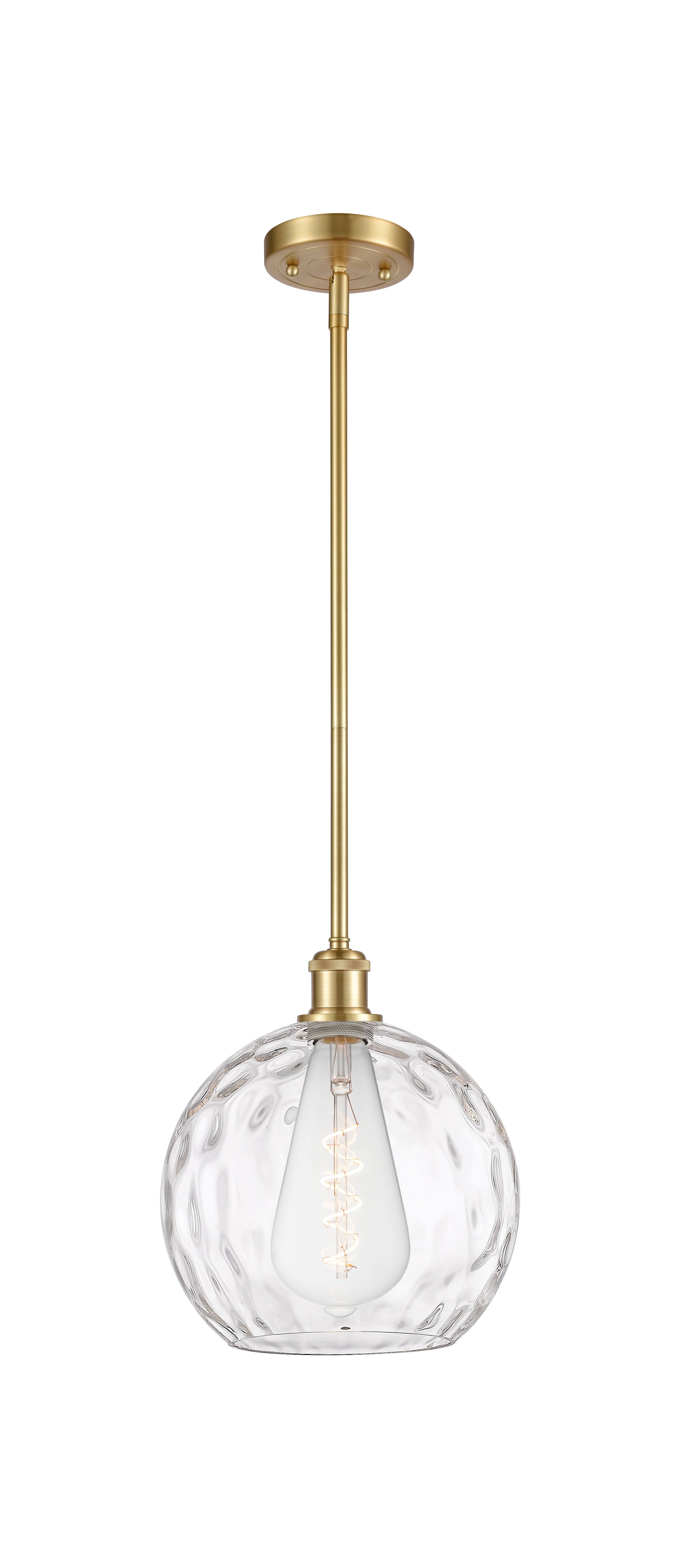 Ballston Mini Pendant Antique Brass 10 Inch
