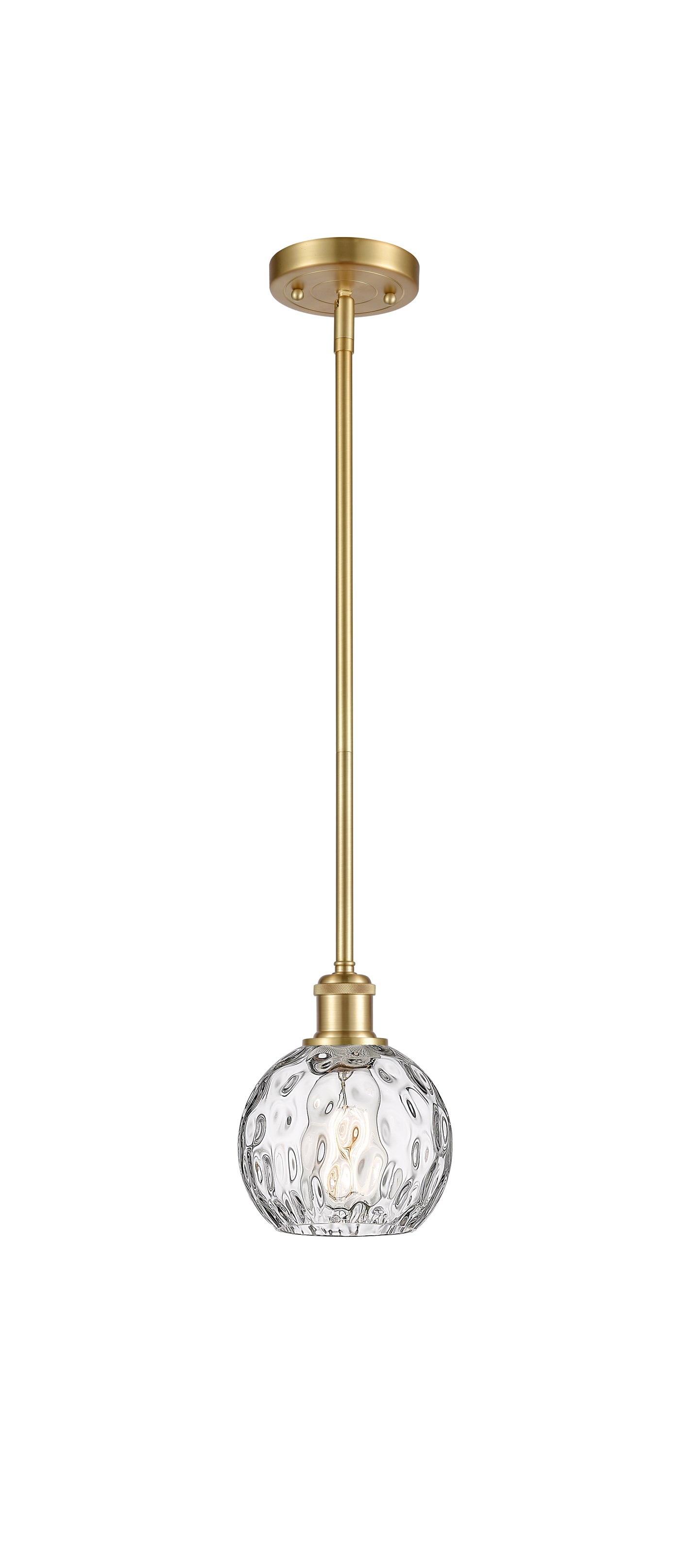 Ballston Mini Pendant Antique Brass Glass