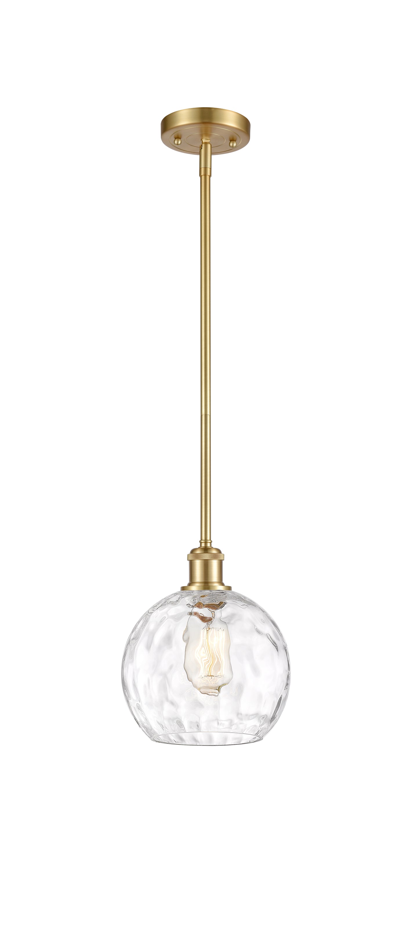 Ballston Mini Pendant Antique Brass Glass