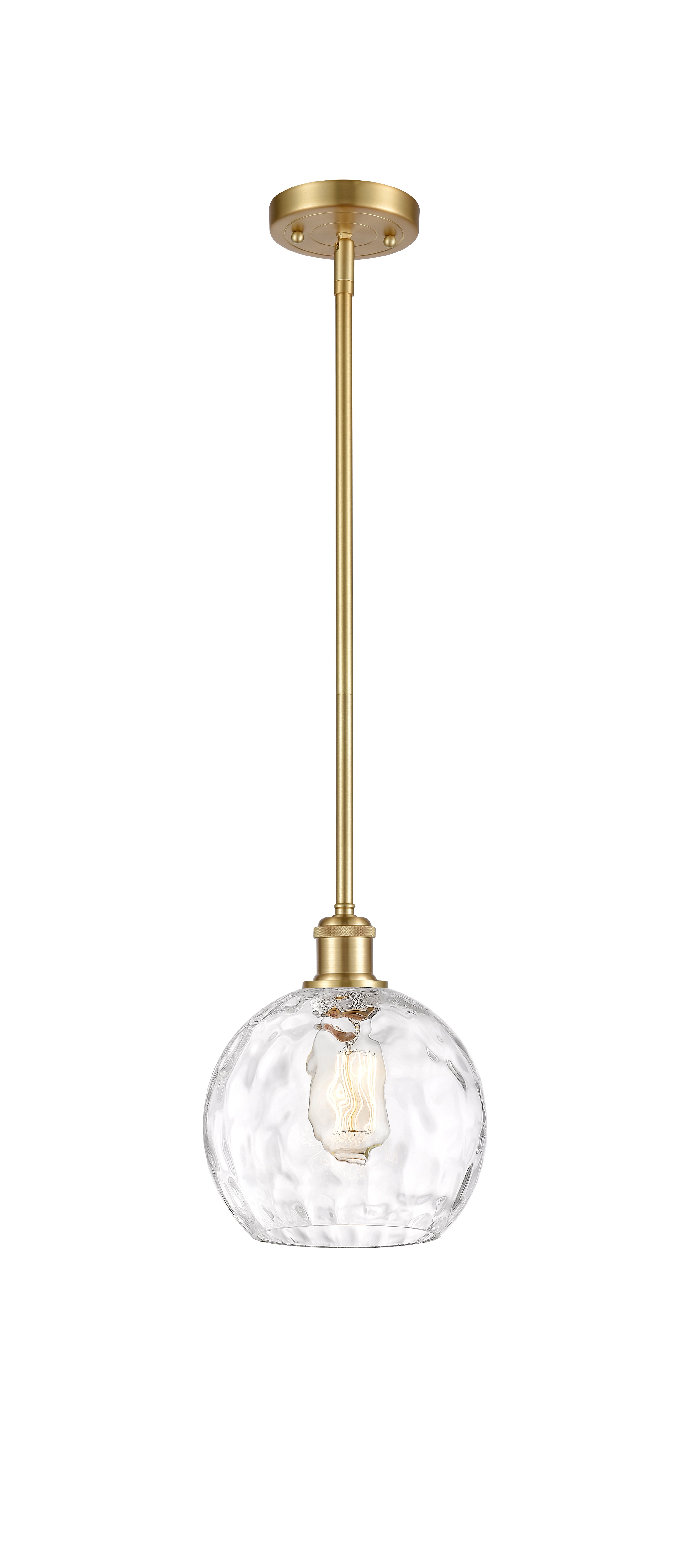 Ballston Mini Pendant Antique Brass Glass
