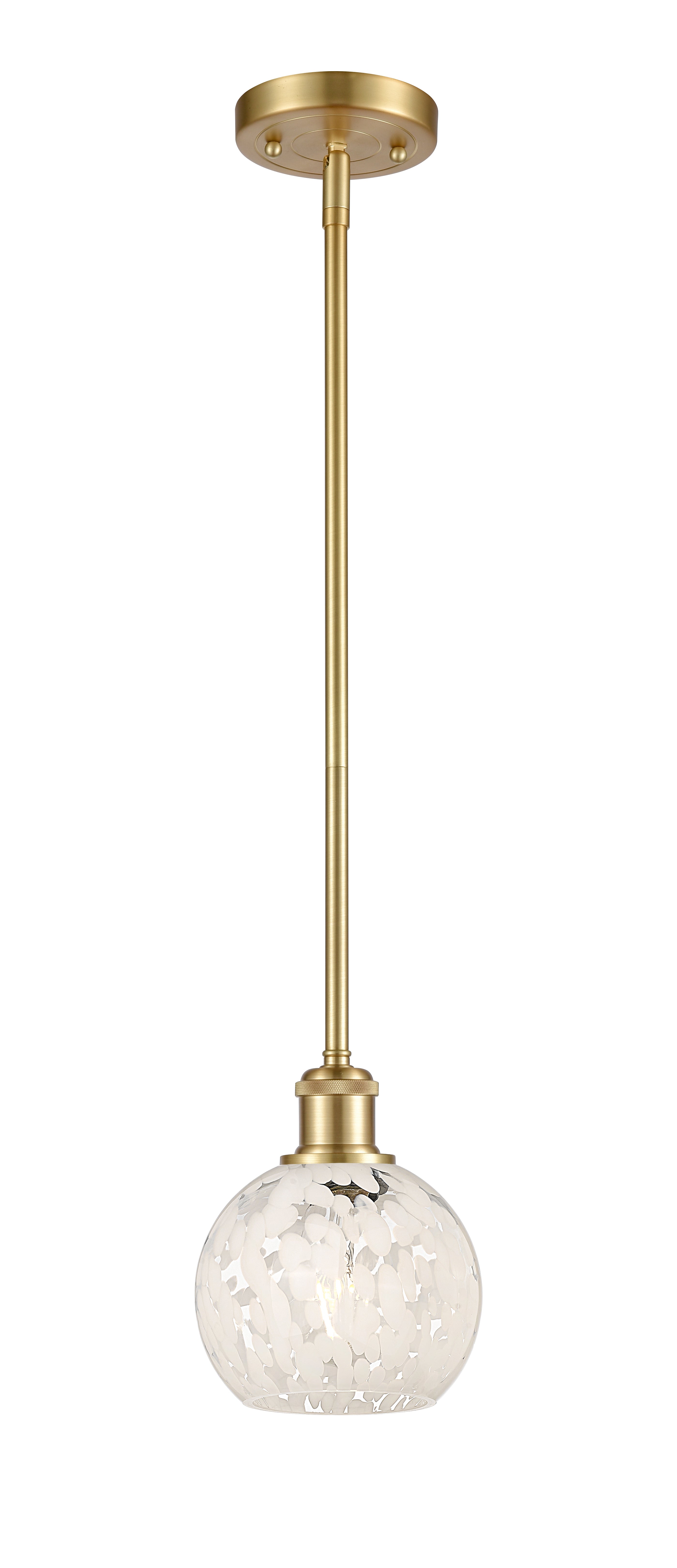 Ballston Mini Pendant Cast Brass 6 Inch