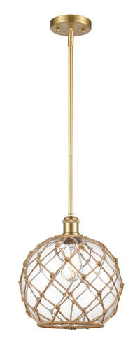 Ballston Mini Pendant Antique Brass Finish