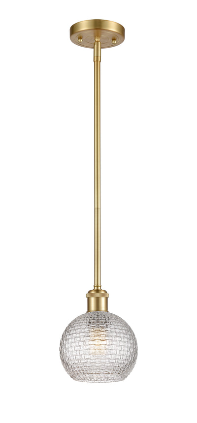 Ballston Mini Pendant Antique Brass Finish