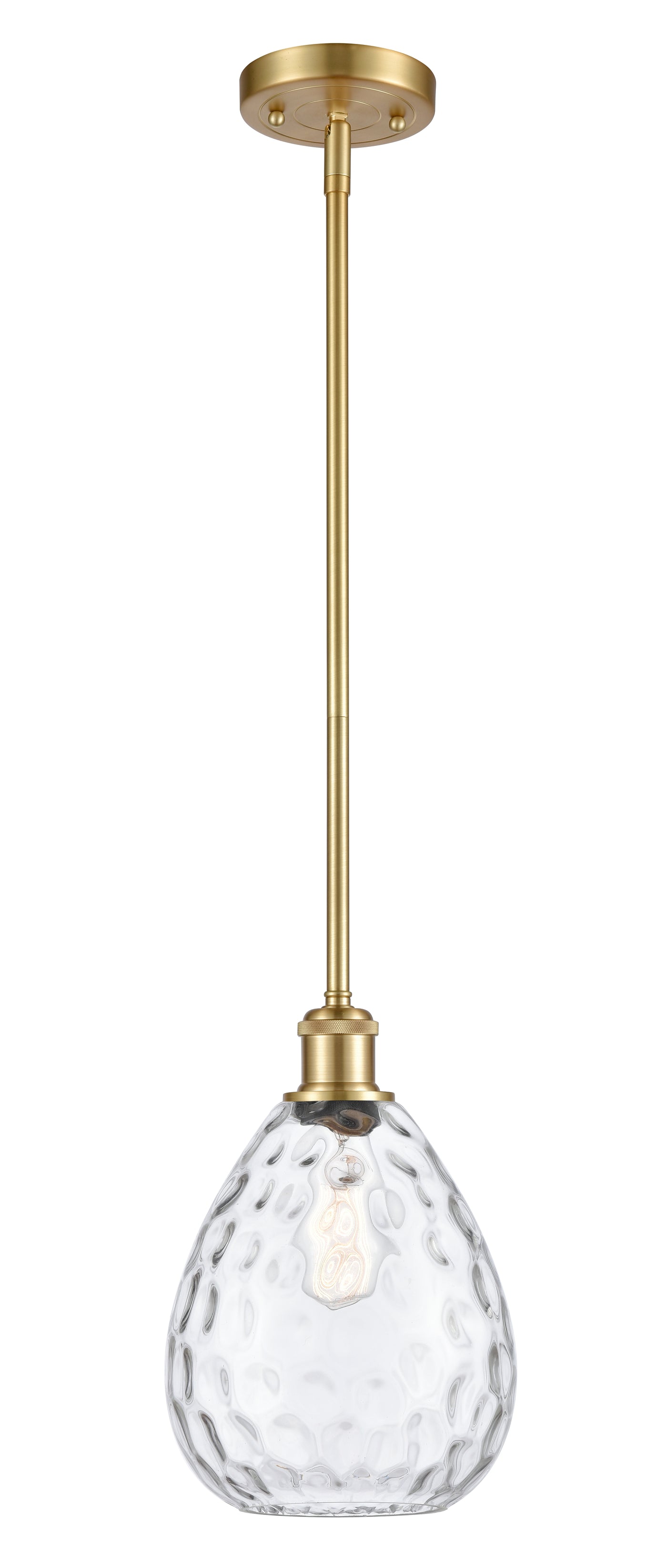 Ballston Mini Pendant Antique Brass Glass