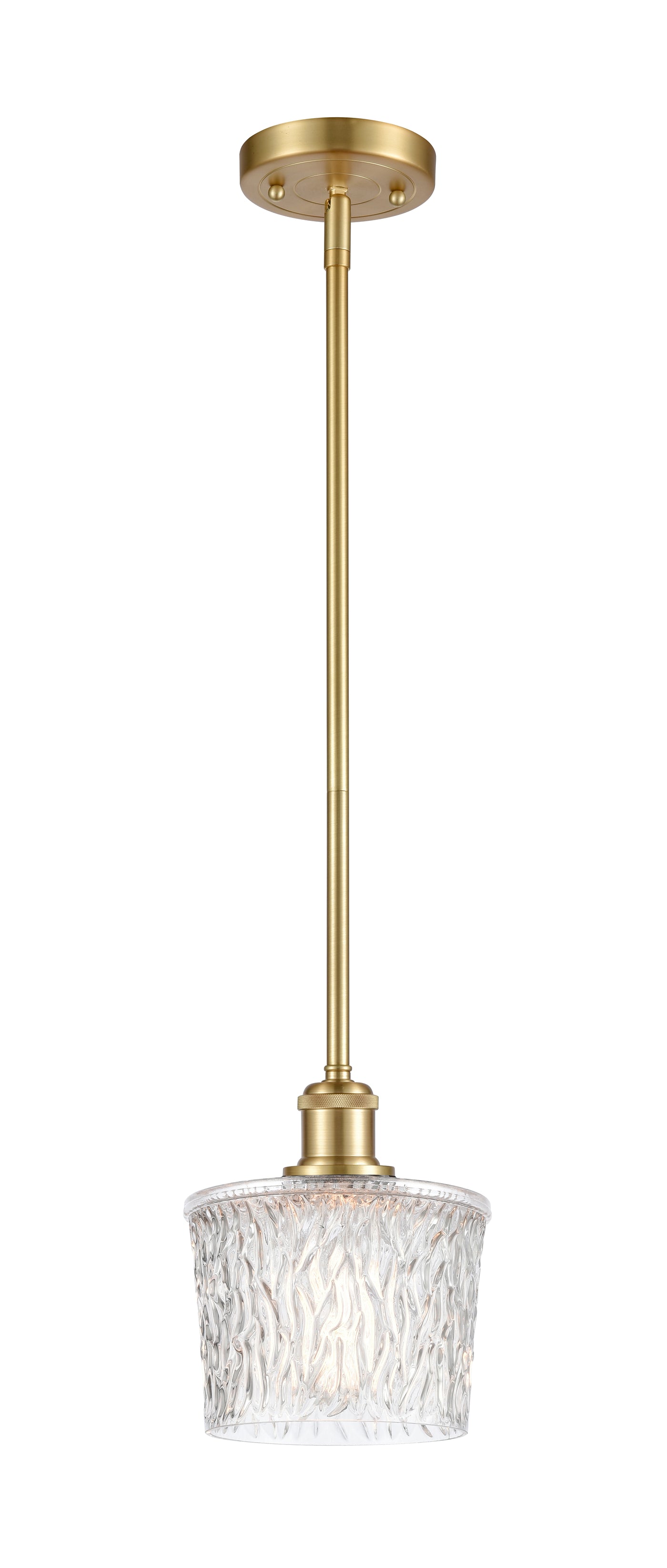Ballston Mini Pendant Antique Brass 6.5 Inch