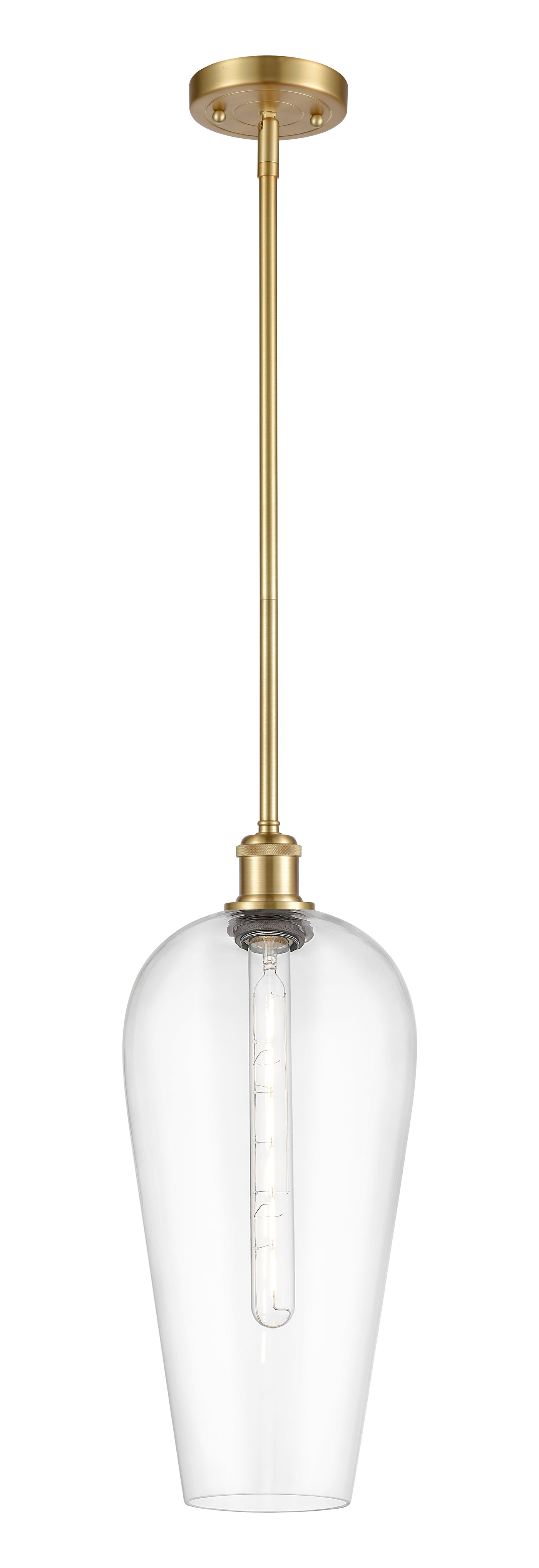 Ballston Mini Pendant Antique Brass Finish