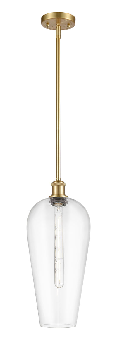 Ballston Mini Pendant Antique Brass Finish