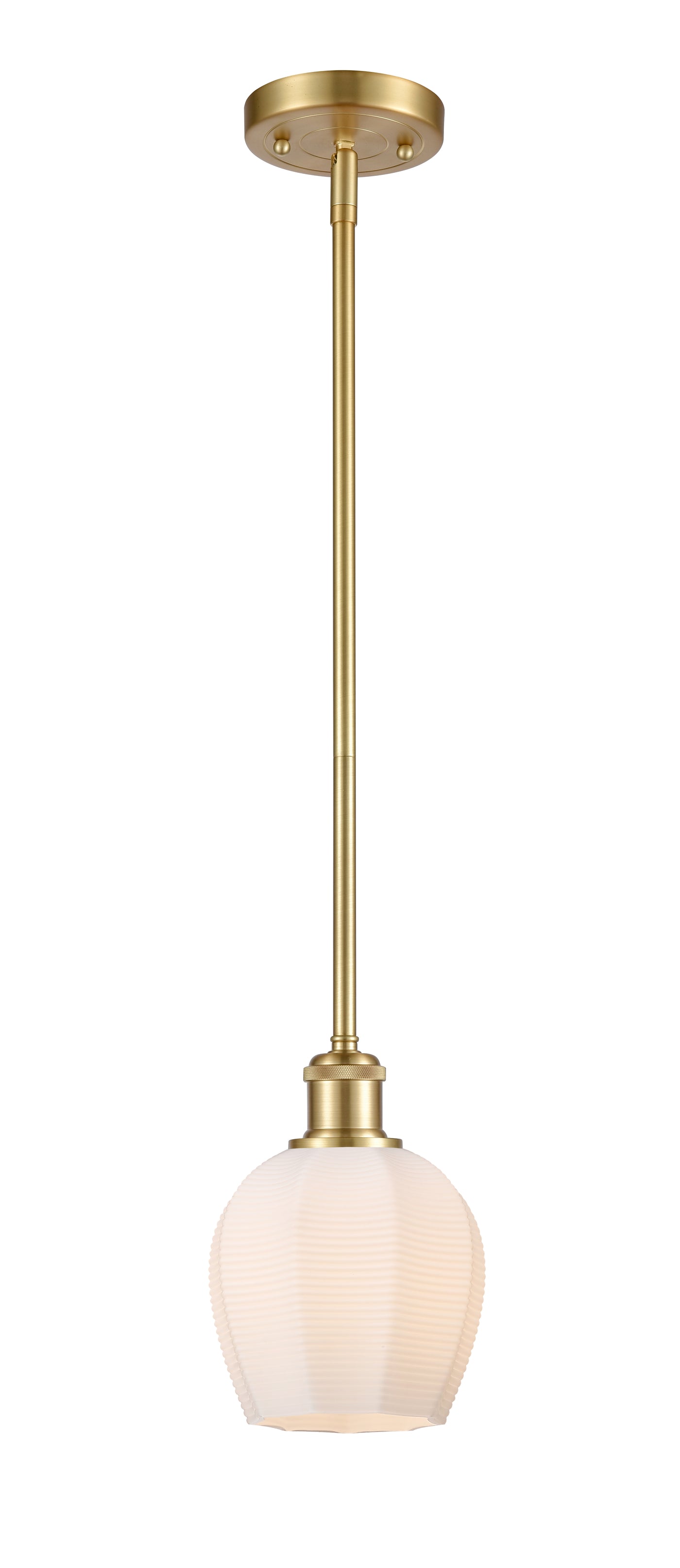 Ballston Mini Pendant Antique Brass Finish